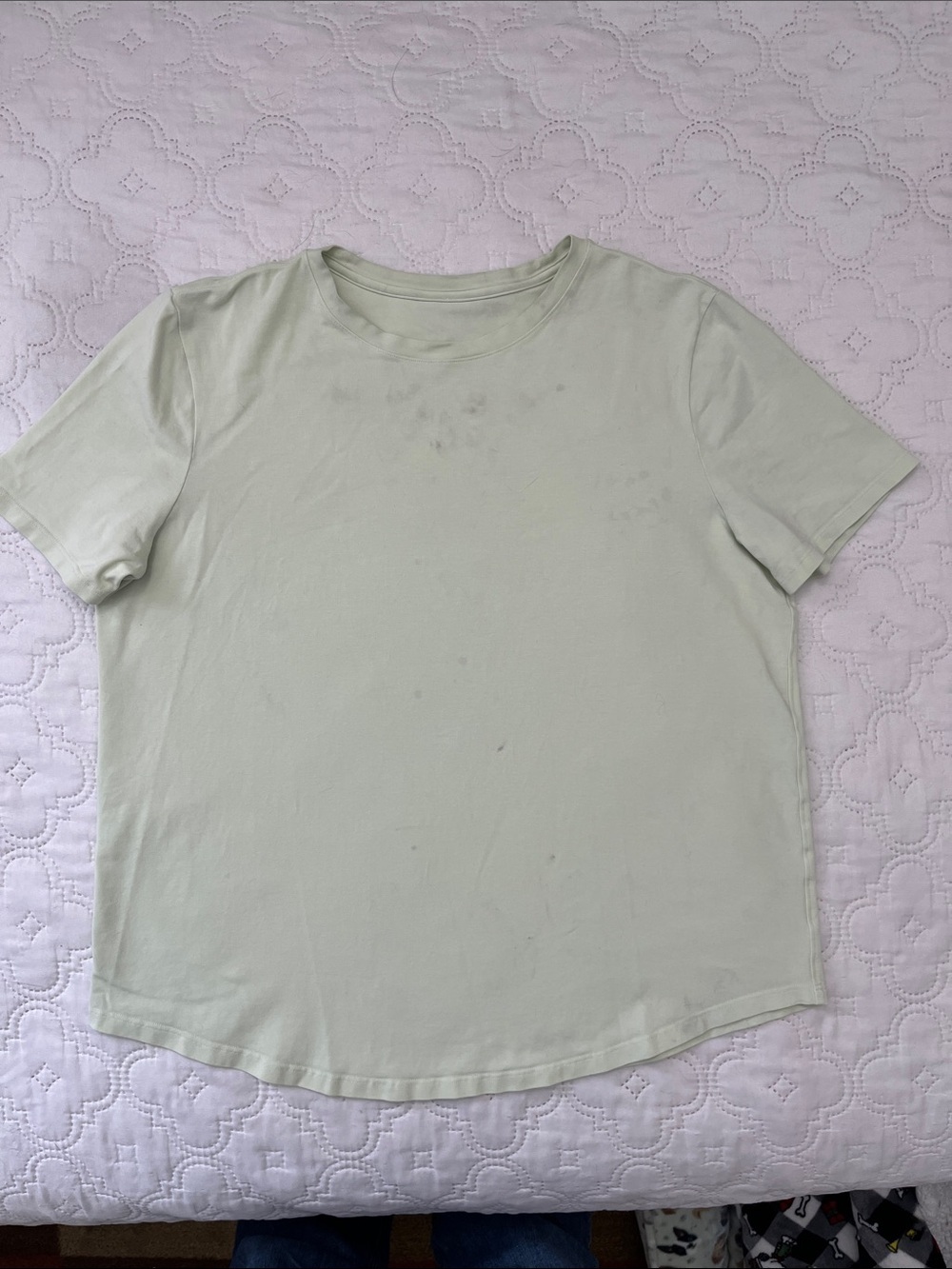 lululemon Love Crewneck T-Shirt Pastel Mint Green Short Sleeve Size 12
